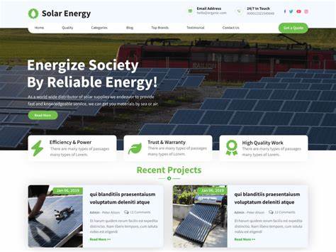 Solar Renewable Energy – Tema de WordPress | WordPress.org Español (México)