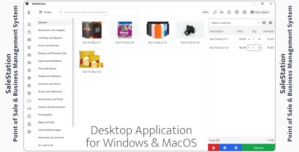 SaleStation v1.0 - 销售点和业务管理系统