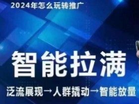 七层老徐·2024引力魔方人群智能拉满+无界推广高阶，自创全店动销玩法（更新6月）