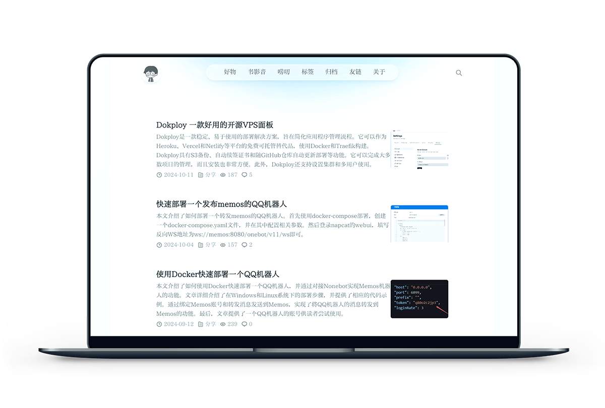 Farallon 单栏简洁主题