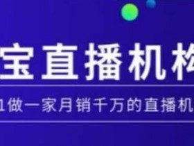 淘宝直播运营实操课【MCN机构】，从0到1做一家月销千万的直播机构