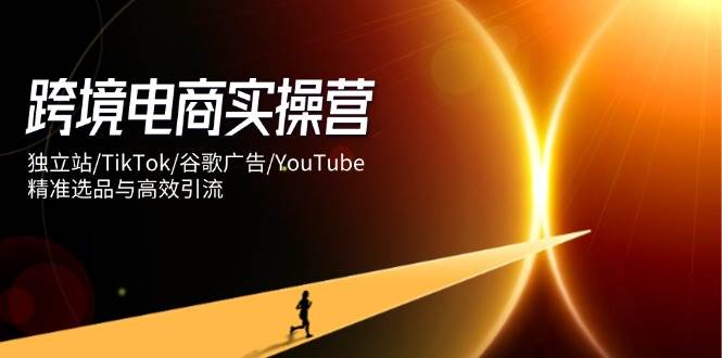 图片[1]-跨境电商实操营：独立站/TikTok/谷歌广告/YouTube，精准选品与高效引流