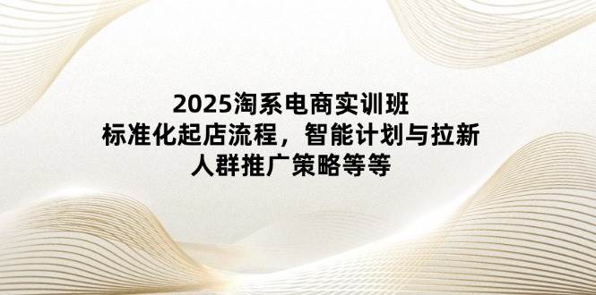 图片[1]-2025淘系电商实训班：标准化起店流程，智能计划与拉新，人群推广策略等等