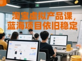 淘宝虚拟产品课，蓝海项目依旧稳定