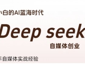 普通人利用Deepseek自媒体创业，零基础友好，小白的AI蓝海时代