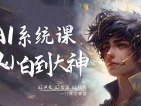 AI系统课程，从小白到大神系统学AI，AI声音-AI绘画-AI视频一门课全掌握
