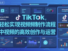 TikTok中视频制做流程，轻松实现Tk中视频的高效创作与运营