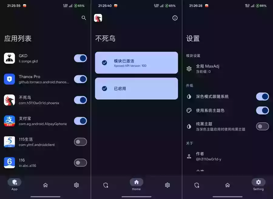 不死鸟模块V0.1.2强制保活应用后台