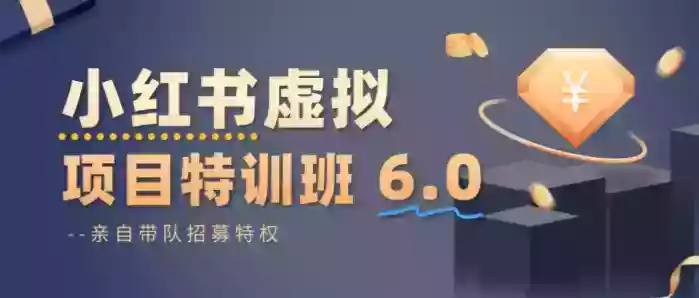 小红书虚拟项目特训课8.0，帮你从0到1打造稳定盈利的店铺，抓住流量红利（更新3月）