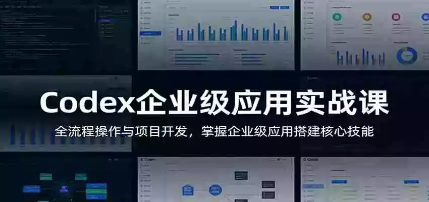 图片[1]-Codex企业级应用实战课：全流程操作与项目开发，掌握企业级应用搭建核心技能