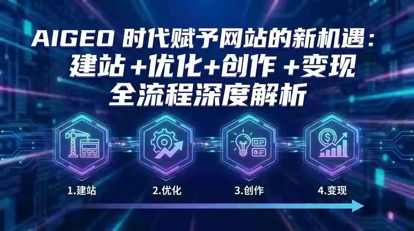 图片[1]-AIGEO+时代赋予网站的新机遇：建站+优化+创作+变现+全流程深度解析
