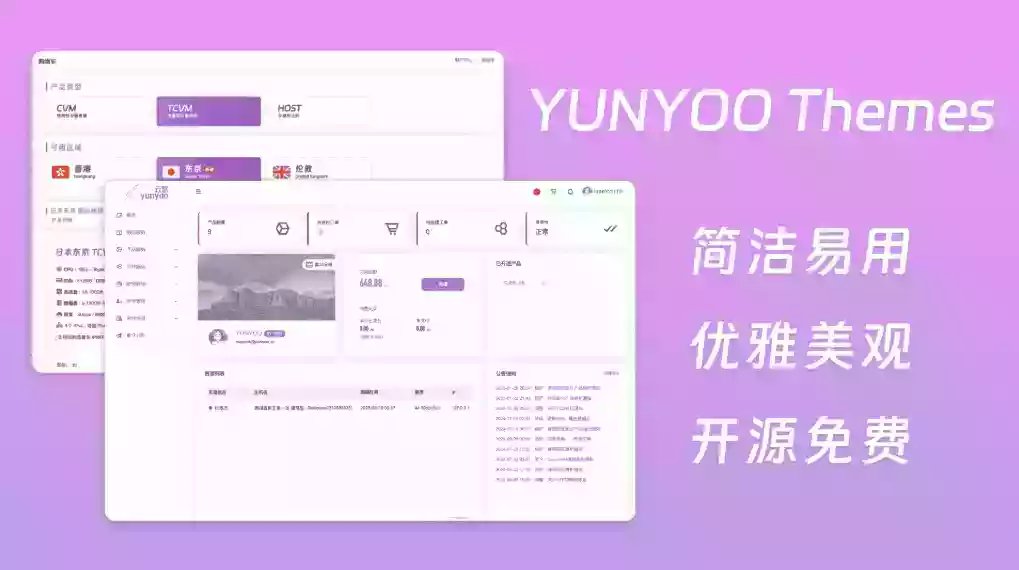 魔方财务系统 YUNYOO财务系统 新秀魔方收银系统 购物车+会员中心模板