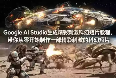 Google AI Studio生成精彩刺激科幻短片教程，带你从零开始制作一部精彩刺激的科幻短片【双语字幕】
