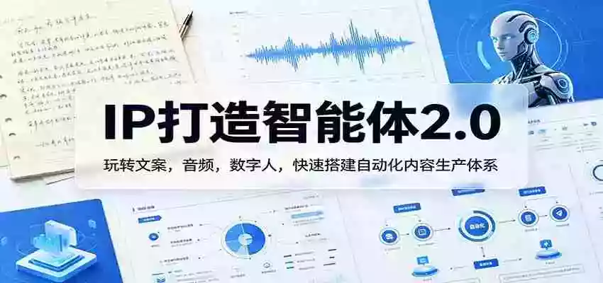 图片[1]-IP打造智能体2.0：玩转文案，音频，数字人，快速搭建自动化内容生产体系