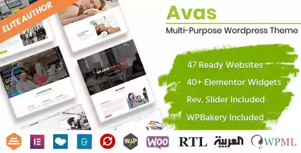 Avas 多用途 WordPress 主题
