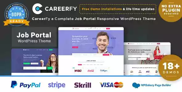 Careerfy求职网站WordPress主题