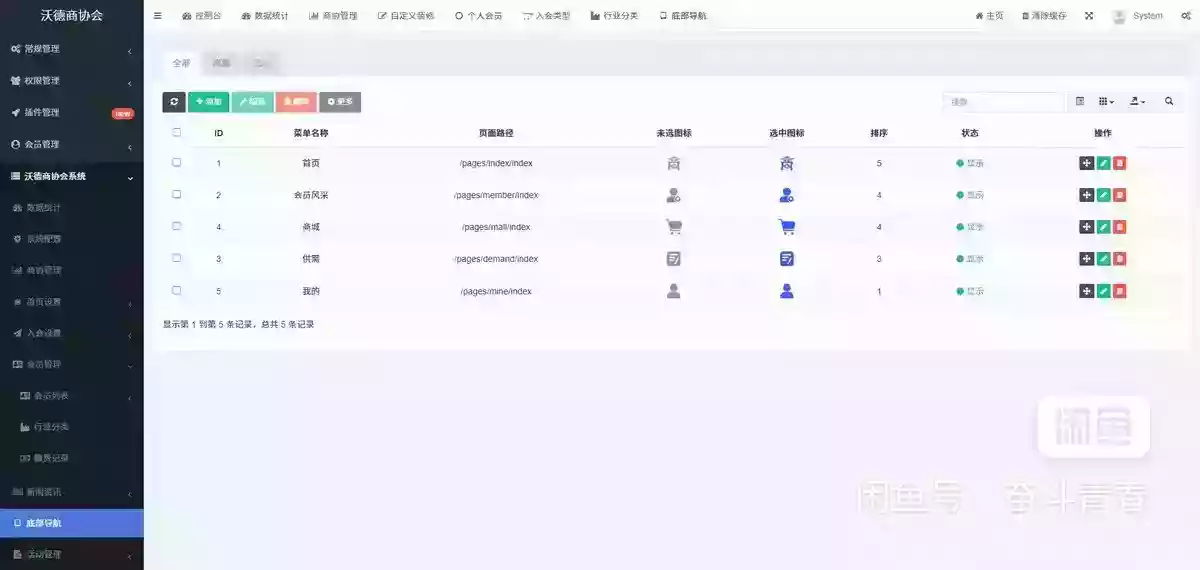 fastadmin沃德商协会管理系统源码 FastAdmin+ThinkPHP+Uniapp
