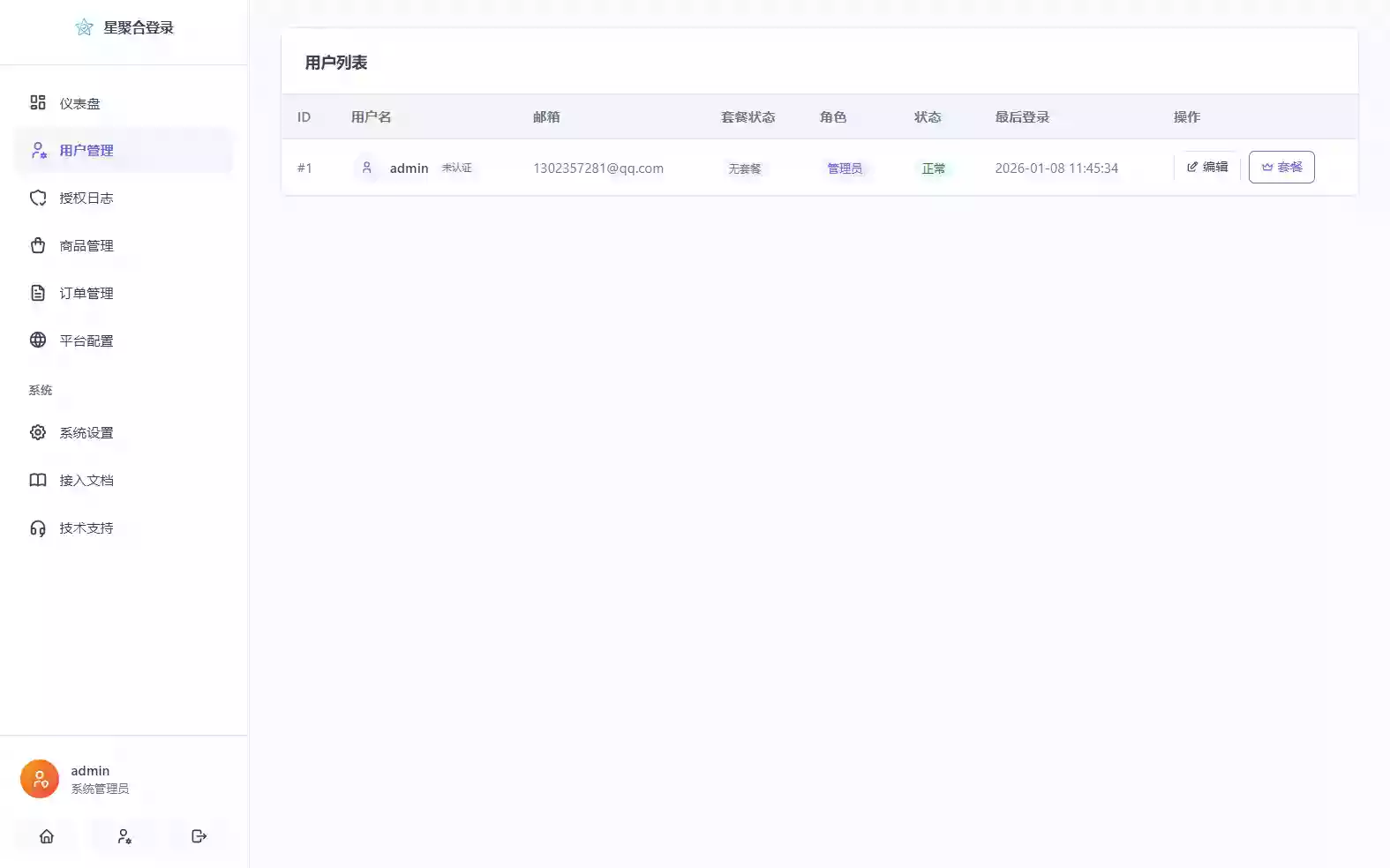2026全新聚合登录系统源码 一栈式配置全部快捷登录接口