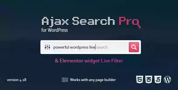 Ajax Search Pro WordPress 插件