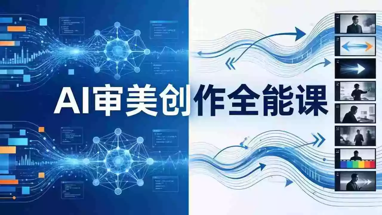 （17973期）AI审美创作全能课：MJ+Seedance+模型训练+影视分镜+编剧，一站式掌握AI艺术创作