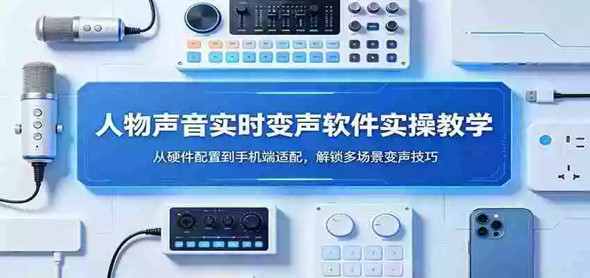 图片[1]-人物声音实时变声软件实操教学：从硬件配置到手机端适配，解锁多场景变声技巧
