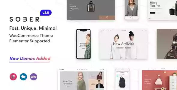 Sober WooCommerce WordPress主题