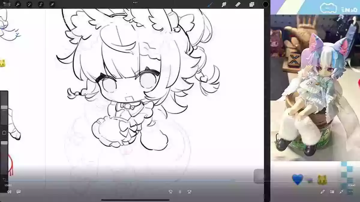 零基础学Q版立绘：从头身比例到服装细化，掌握让角色又可爱又有设计感的核心技法