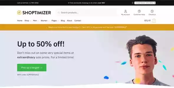 Shoptimizer WooCommerce 主题