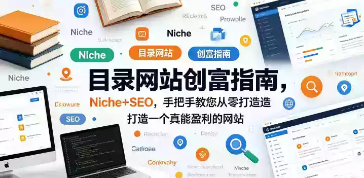 目录网站创富指南，Niche+SEO，手把手教您从零打造打造一个真能盈利的网站【原创双语字幕】